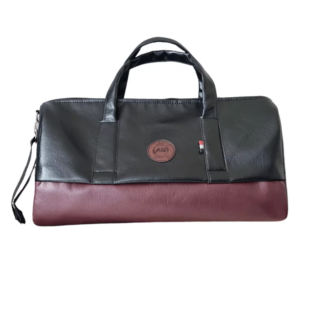 ⁦CABA sport classique couleur  NOIRE-grenat⁩ - الصورة ⁦4⁩