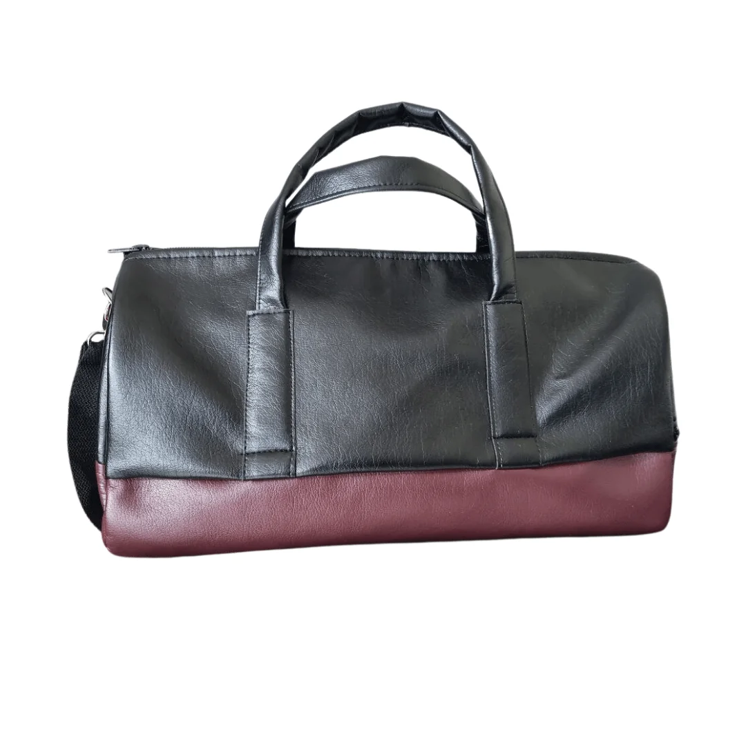 ⁦CABA sport classique couleur  NOIRE-grenat⁩ - الصورة ⁦5⁩