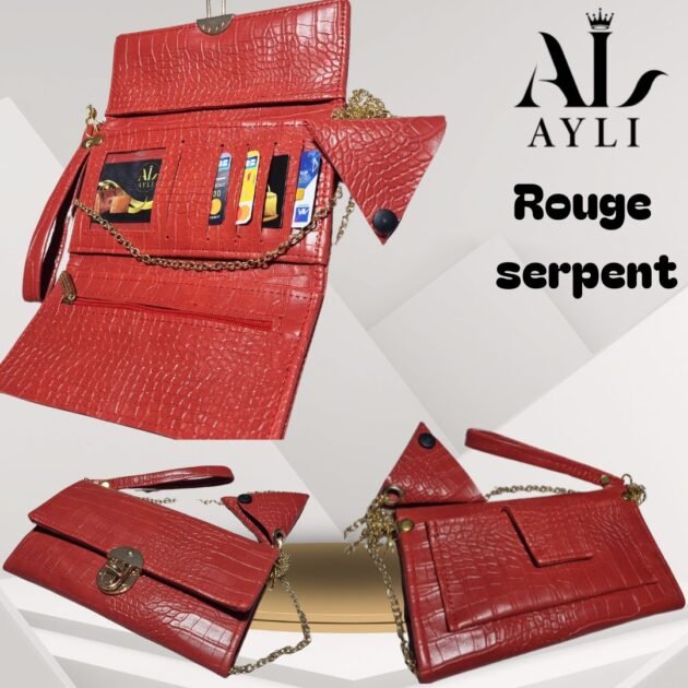 sac et porte monnaie original لحمل البطاقات والنقود والهاتف والمفاتيح  double face ومن قطعتين