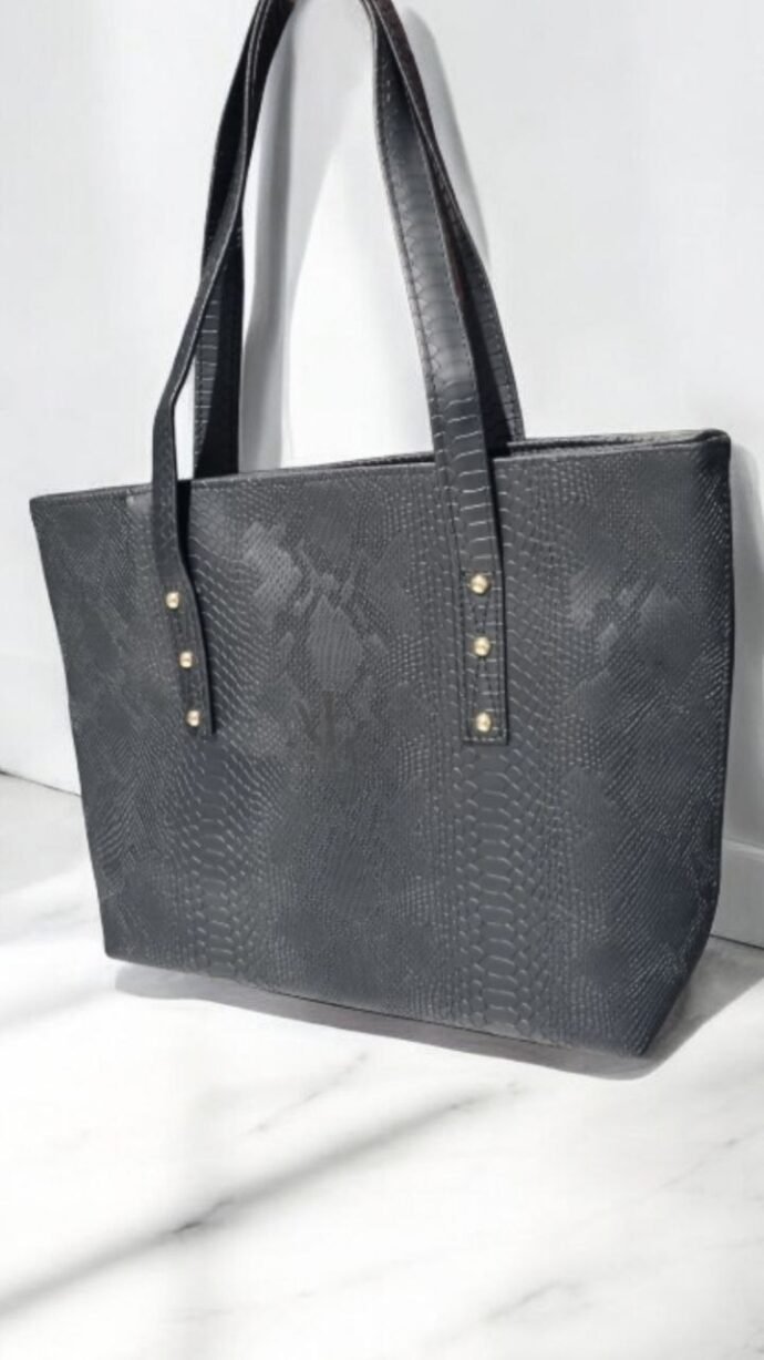 ⁦Sacs pour Femme noir gris - Soldes -30%⁩ - الصورة ⁦3⁩